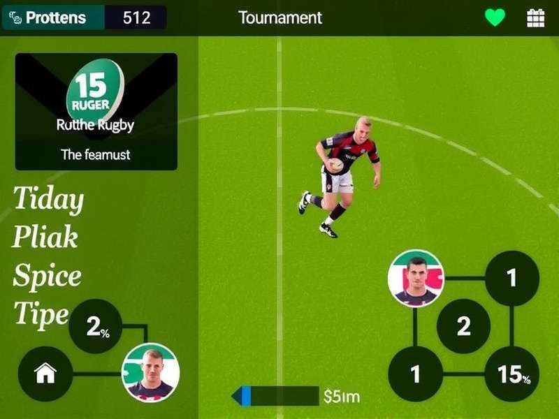 Rugby Speed Master tournament gameplay